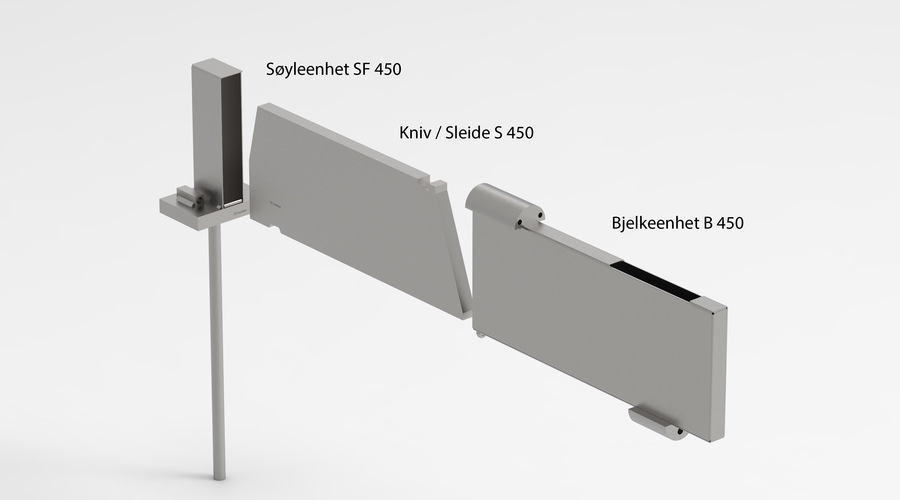 BSF 450 Bjelke søyle 1b