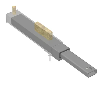 BWC 55 light for plasstøpte balkonger komplett kvadrat