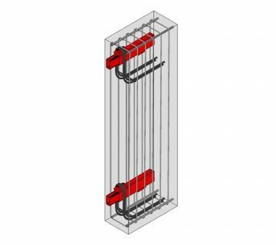 3 Walls with rectangular cross section