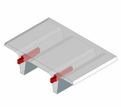 1 Double Tee floor unit